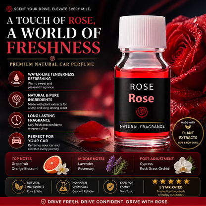 AromaDrive Natural Car Perfume Long Lasting Fragrance