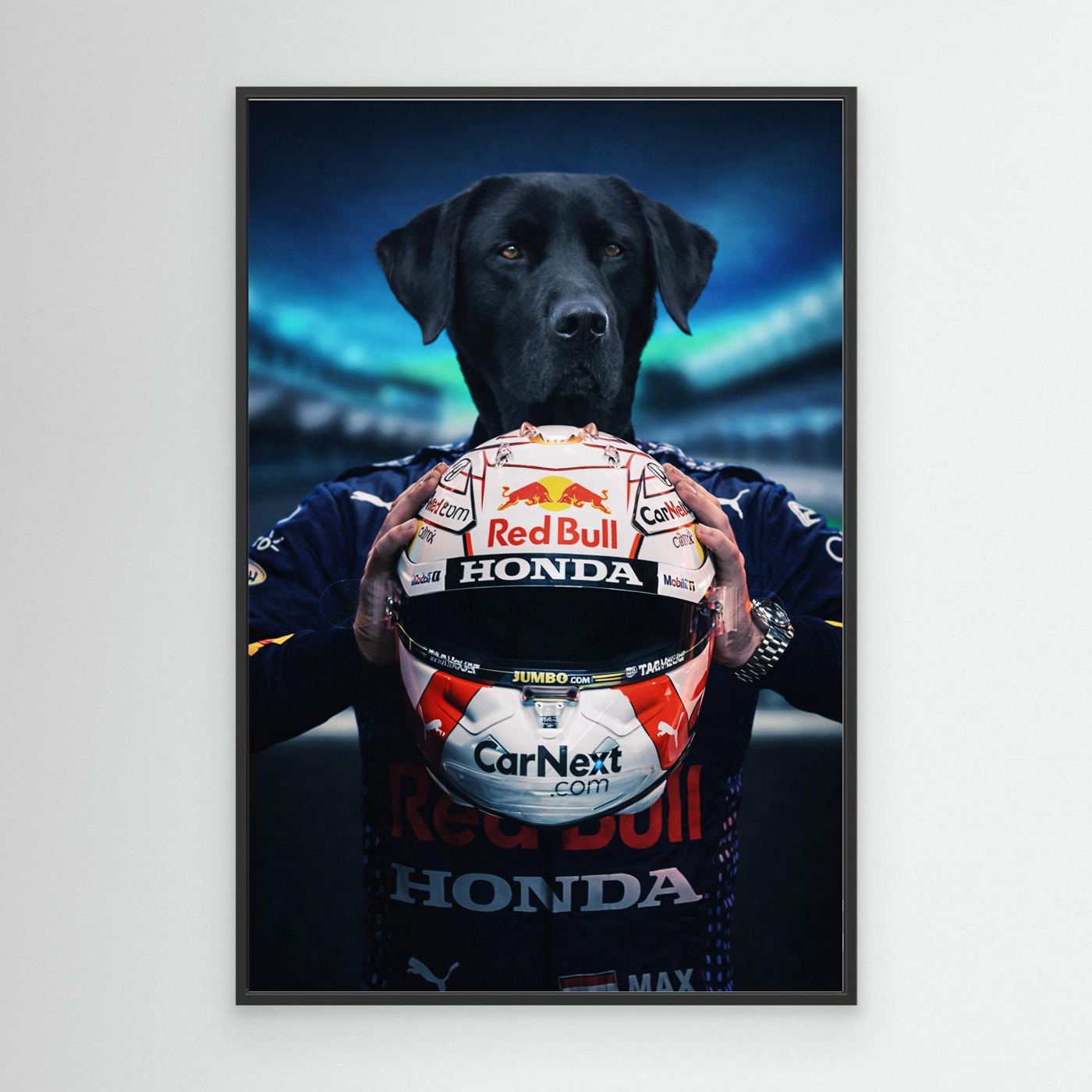 Speed Champion - Personalized Pet Canvas Print