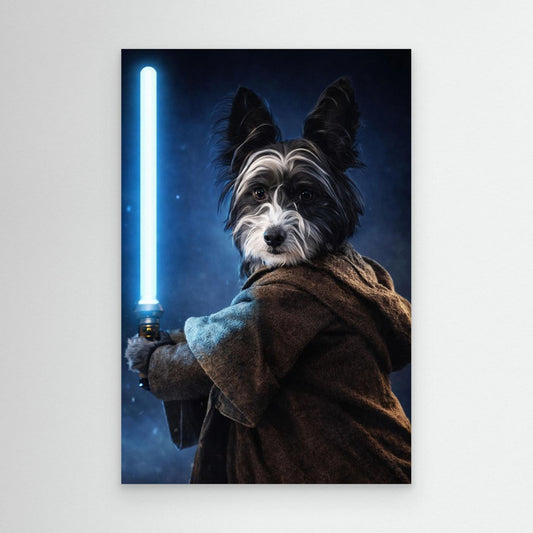 The Cosmic Warrior - Personalized Pet Canvas Print