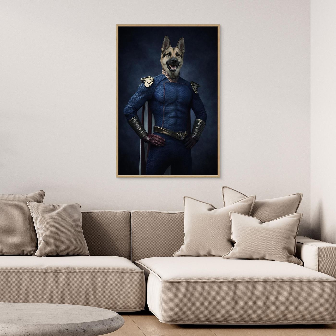 Mighty Protector - Personalized Pet Canvas Print