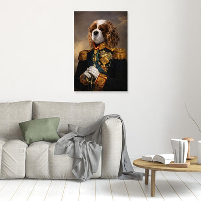 Field Marshal - Personalized Pet Canvas Print