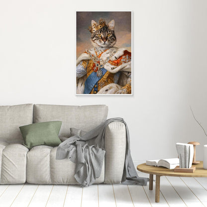 The Noble Prince - Personalized Pet Canvas Print