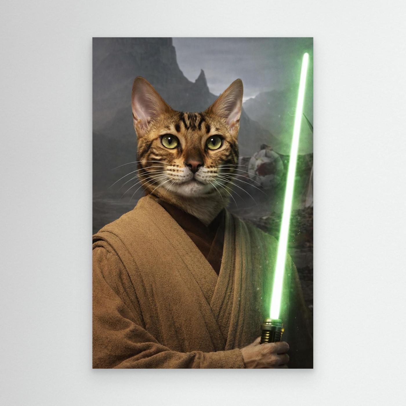The Young Guardian - Personalized Pet Canvas Print