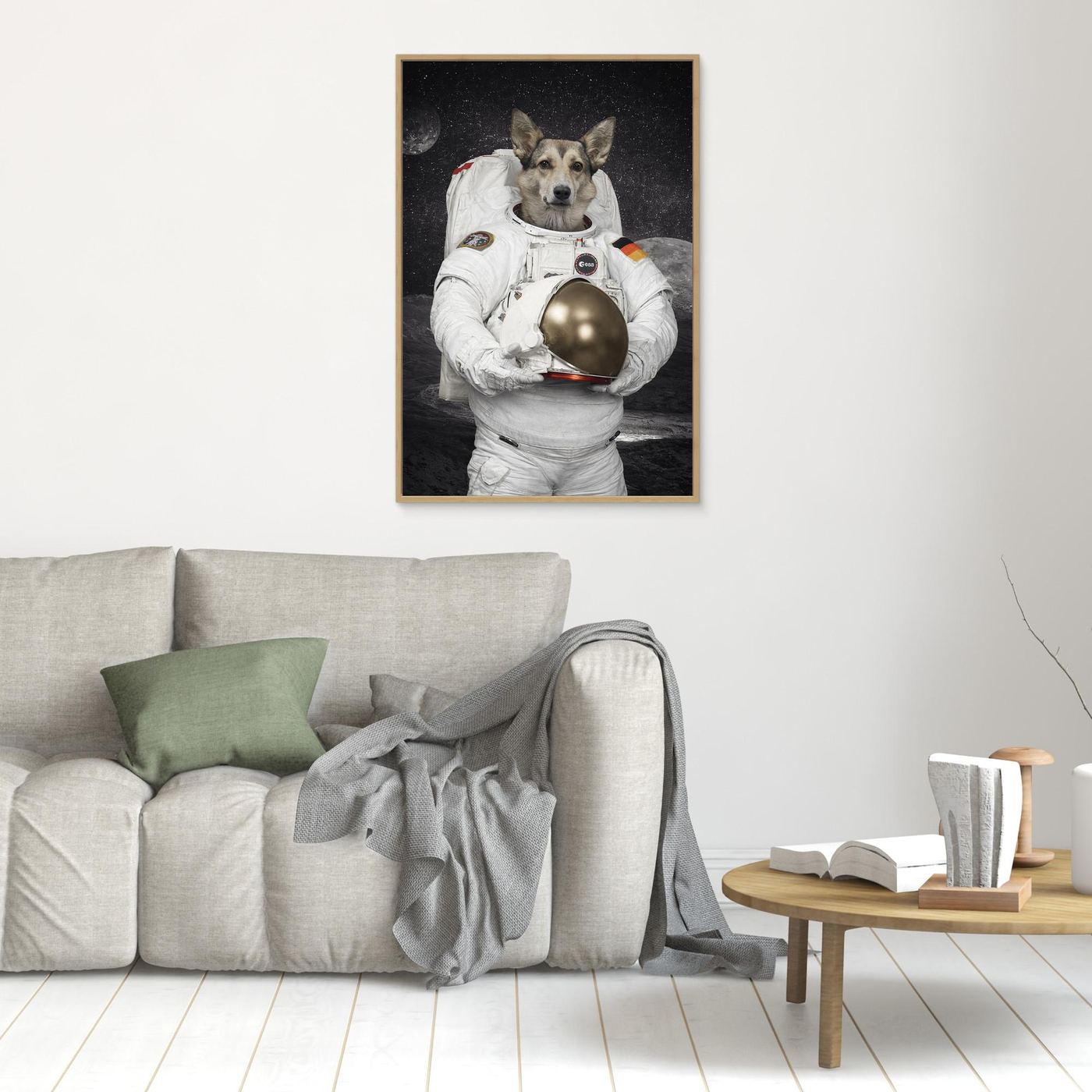 The Moon Walker Personalized Canvas Print