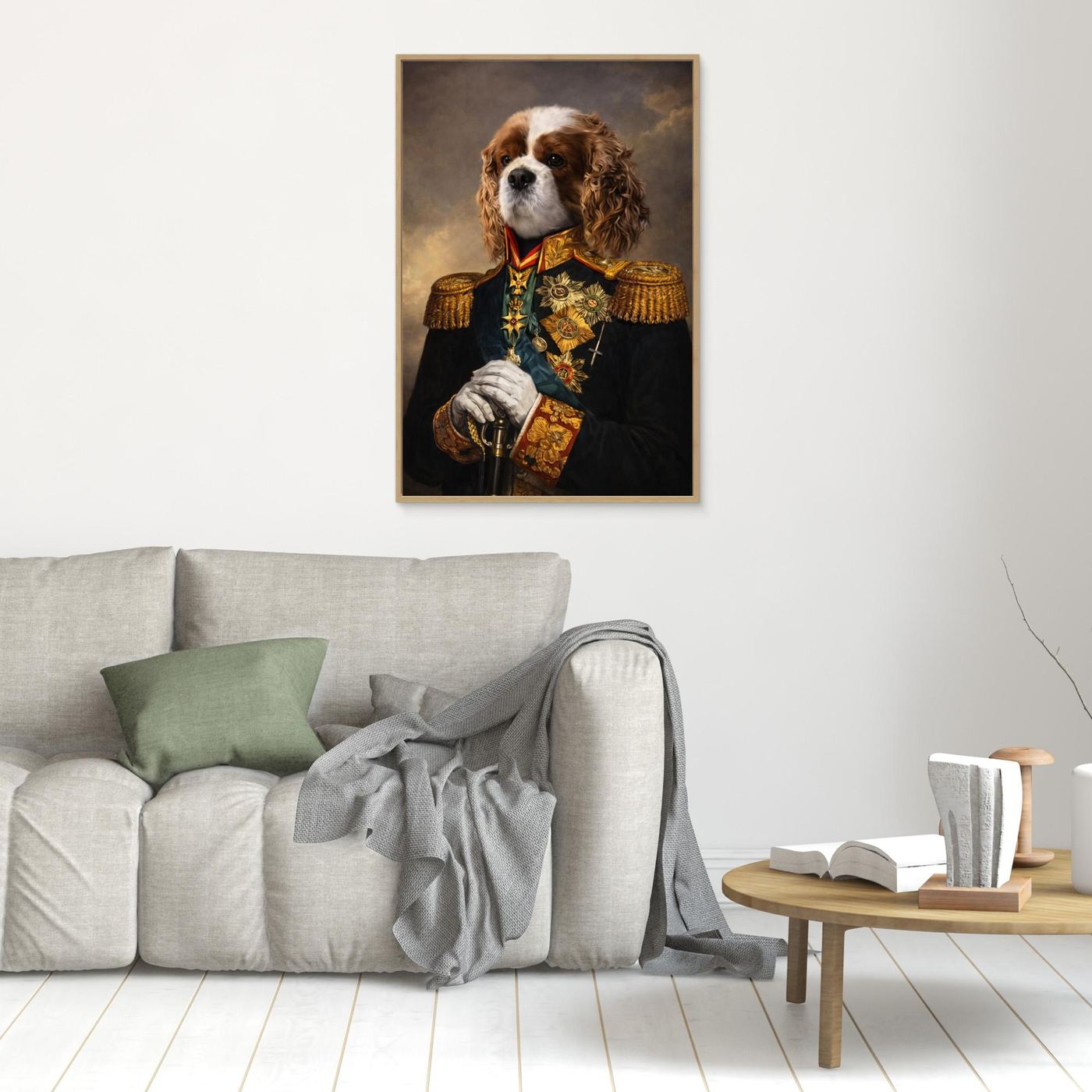 Field Marshal - Personalized Pet Canvas Print