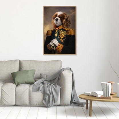 Field Marshal - Personalized Pet Canvas Print