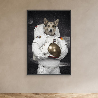 The Moon Walker Personalized Canvas Print