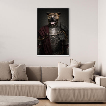 Royal Guard - Personalized Pet Canvas Print