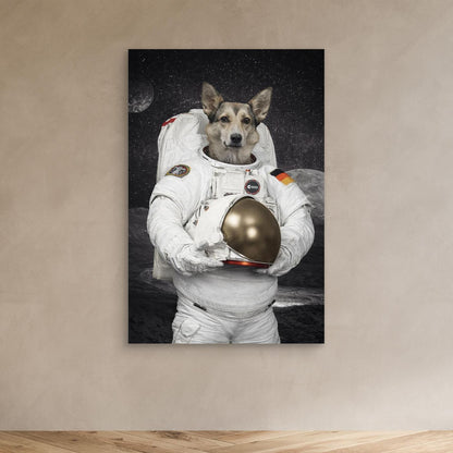 The Moon Walker Personalized Canvas Print