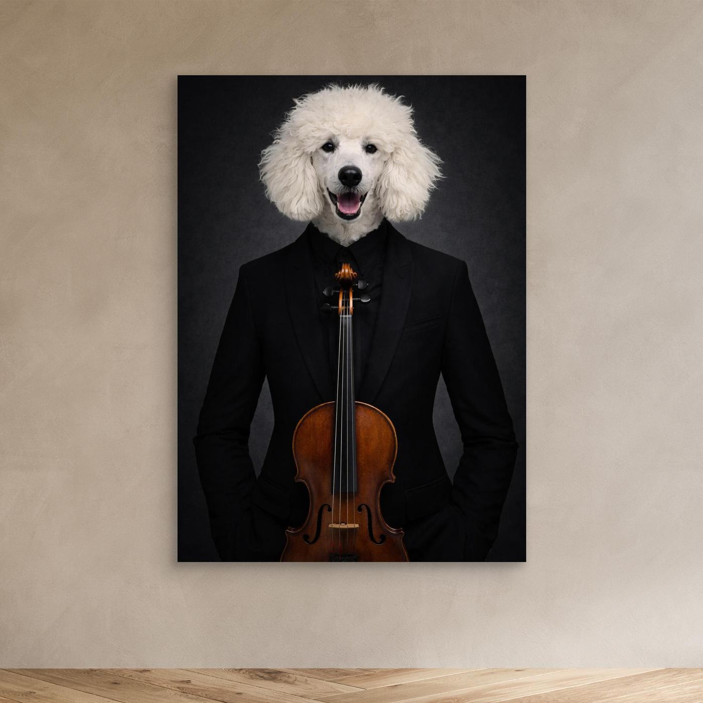 The Orchestra Virtuoso - Personalized Pet Canvas Print