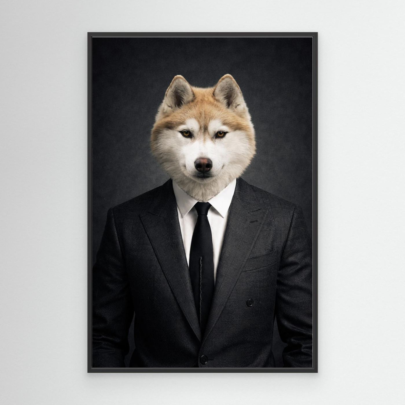 The Businessman | Personalized Pet Canvas Print