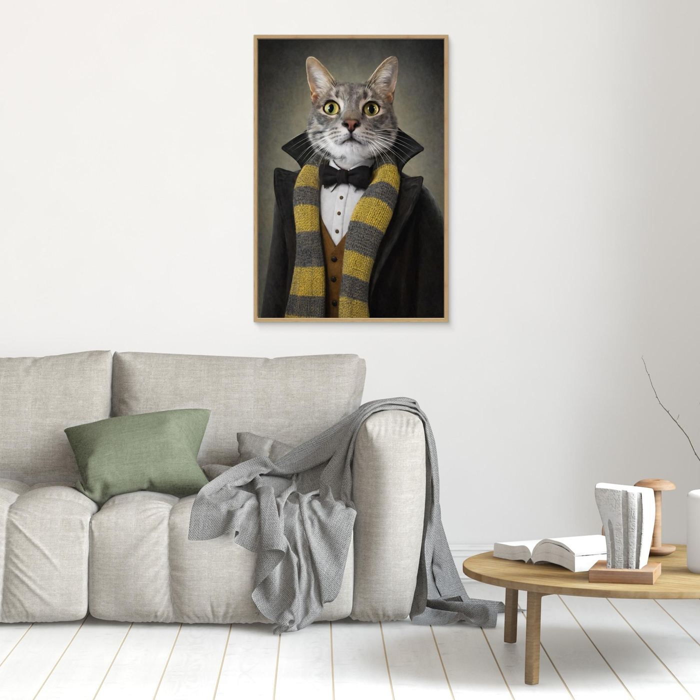 The Young Wizard - Personalized Pet Canvas Print