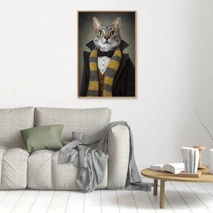 The Young Wizard - Personalized Pet Canvas Print
