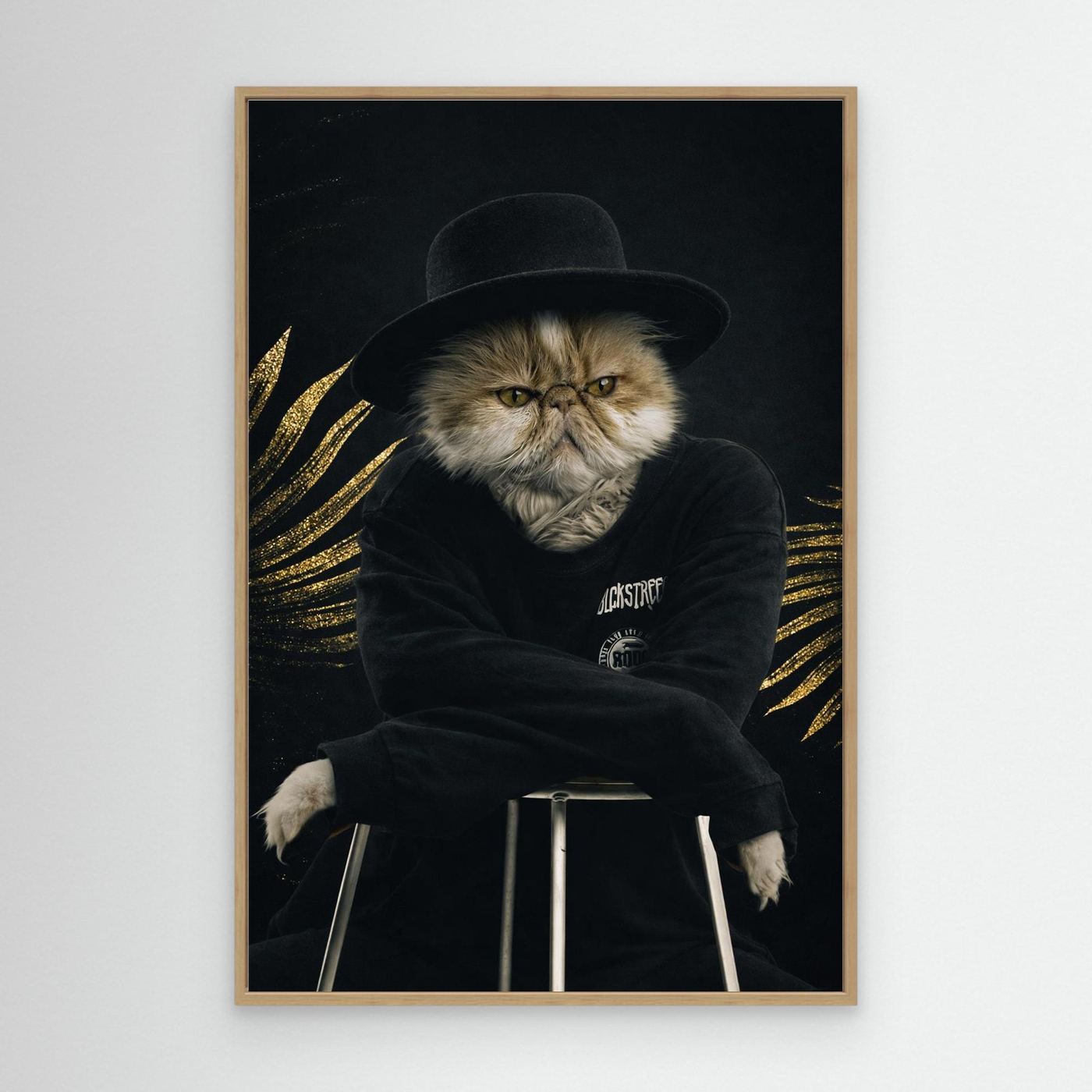 Black Icon - Personalized Pet Canvas Print