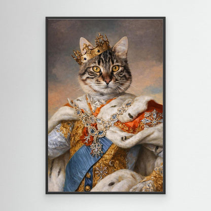 The Noble Prince - Personalized Pet Canvas Print