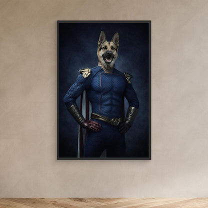 Mighty Protector - Personalized Pet Canvas Print