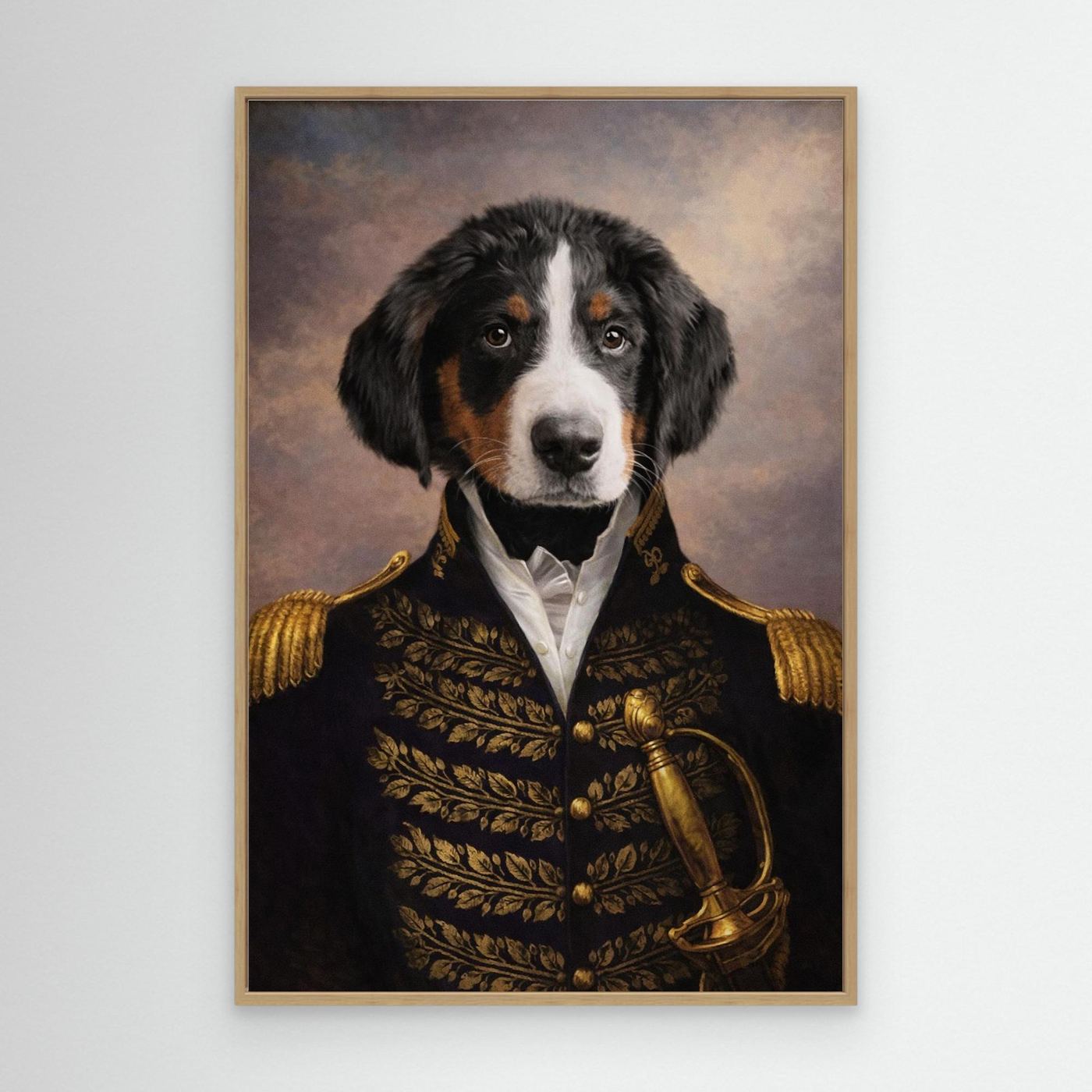 The Grand Admiral - Personalized Pet Canvas Print