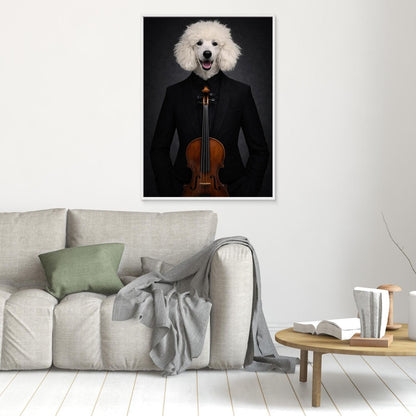 The Orchestra Virtuoso - Personalized Pet Canvas Print