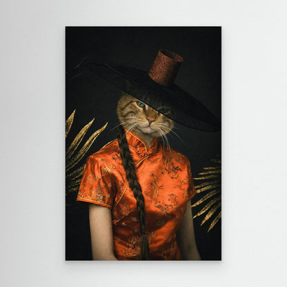 The Scarlet Empress - Personalized Empress Pet Canvas