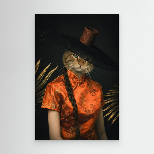 The Scarlet Empress - Personalized Empress Pet Canvas