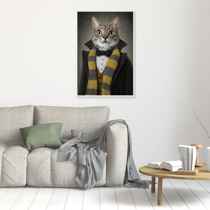 The Young Wizard - Personalized Pet Canvas Print